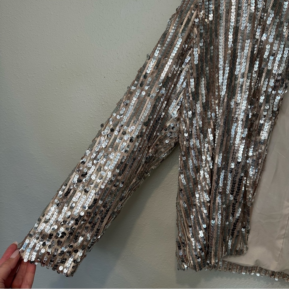 Hunter & Brown Sequin Silver Jacket - image 8